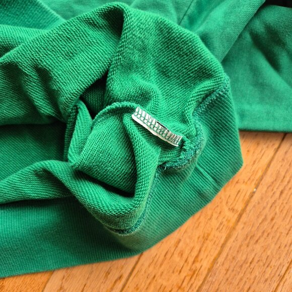 New Balance Essentials Green Crop Hoodie Sweatshirt Large - Picture 7 of 11